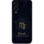 Gramaphone Galaxy S25 Edge Uyumlu Başak Burcu Desenli Telefon Kılıfı + Ekran Koruyucu - 5773