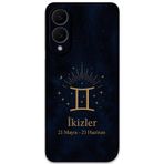 Gramaphone Galaxy S25 Edge Uyumlu İkizler Burcu Desenli Telefon Kılıfı + Ekran Koruyucu - 5770