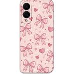 Gramaphone Galaxy S25 Edge Uyumlu Kurdele Desenli Telefon Kılıfı + Ekran Koruyucu - 5802