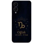 Gramaphone Galaxy S25 Edge Uyumlu Oğlak Burcu Desenli Telefon Kılıfı + Ekran Koruyucu - 5777