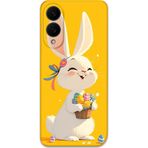 Gramaphone Galaxy S25 Edge Uyumlu Tavşan Desenli Telefon Kılıfı + Ekran Koruyucu - 5807