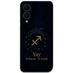 Gramaphone Galaxy S25 Edge Uyumlu Yay Burcu Desenli Telefon Kılıfı + Ekran Koruyucu - 5776