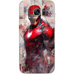 Gramaphone Galaxy S7 Edge Uyumlu İronman Desenli Telefon Kılıfı + Ekran Koruyucu - 5828