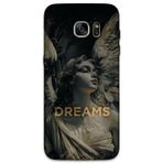 Gramaphone Galaxy S7 Edge Uyumlu Retro Desenli Telefon Kılıfı + Ekran Koruyucu - 5832