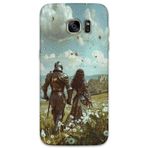 Gramaphone Galaxy S7 Edge Uyumlu Retro Desenli Telefon Kılıfı + Ekran Koruyucu - 5843