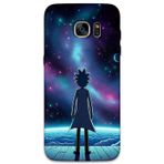 Gramaphone Galaxy S7 Edge Uyumlu Rick Desenli Telefon Kılıfı + Ekran Koruyucu - 5944