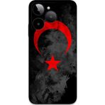 Gramaphone Gm Era 50 Uyumlu Türk Bayrağı Desenli Telefon Kılıfı + Ekran Koruyucu - 5852