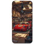 Gramaphone Huawei Mate 10 Lite ile Uyumlu Araba Desenli Telefon Kılıfı + Ekran Koruyucu - 5759