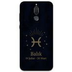 Gramaphone Huawei Mate 10 Lite ile Uyumlu Balık Burcu Desenli Telefon Kılıfı + Ekran Koruyucu - 5779