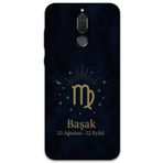 Gramaphone Huawei Mate 10 Lite ile Uyumlu Başak Burcu Desenli Telefon Kılıfı + Ekran Koruyucu - 5773