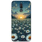 Gramaphone Huawei Mate 10 Lite ile Uyumlu Çiçek Desenli Telefon Kılıfı + Ekran Koruyucu - 5792