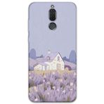 Gramaphone Huawei Mate 10 Lite ile Uyumlu Çiçek Desenli Telefon Kılıfı + Ekran Koruyucu - 5800