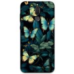 Gramaphone Huawei Mate 10 Lite ile Uyumlu Kelebek Desenli Telefon Kılıfı + Ekran Koruyucu - 5791