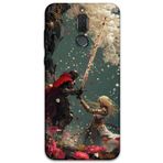 Gramaphone Huawei Mate 10 Lite ile Uyumlu Retro Desenli Telefon Kılıfı + Ekran Koruyucu - 5838