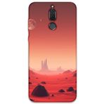 Gramaphone Huawei Mate 10 Lite ile Uyumlu Uzay Desenli Telefon Kılıfı + Ekran Koruyucu - 5859