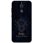 Gramaphone Huawei Mate 10 Lite Uyumlu Boğa Burcu Desenli Telefon Kılıfı + Ekran Koruyucu - 5769
