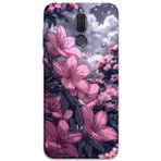 Gramaphone Huawei Mate 10 Lite Uyumlu Çiçek Desenli Telefon Kılıfı + Ekran Koruyucu - 5796