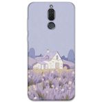 Gramaphone Huawei Mate 10 Lite Uyumlu Çiçek Desenli Telefon Kılıfı + Ekran Koruyucu - 5800
