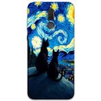 Gramaphone Huawei Mate 10 Lite Uyumlu Kedi Desenli Telefon Kılıfı + Ekran Koruyucu - 5782