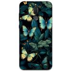 Gramaphone Huawei Mate 10 Lite Uyumlu Kelebek Desenli Telefon Kılıfı + Ekran Koruyucu - 5791