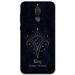 Gramaphone Huawei Mate 10 Lite Uyumlu Koç Burcu Desenli Telefon Kılıfı + Ekran Koruyucu - 5768