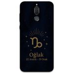 Gramaphone Huawei Mate 10 Lite Uyumlu Oğlak Burcu Desenli Telefon Kılıfı + Ekran Koruyucu - 5777