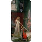 Gramaphone Huawei Mate 10 Lite Uyumlu Retro Desenli Telefon Kılıfı + Ekran Koruyucu - 5835