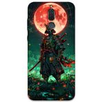 Gramaphone Huawei Mate 10 Lite Uyumlu Samuray Desenli Telefon Kılıfı + Ekran Koruyucu - 5822