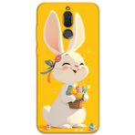 Gramaphone Huawei Mate 10 Lite Uyumlu Tavşan Desenli Telefon Kılıfı + Ekran Koruyucu - 5807