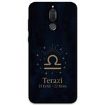 Gramaphone Huawei Mate 10 Lite Uyumlu Terazi Burcu Desenli Telefon Kılıfı + Ekran Koruyucu - 5774