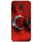 Gramaphone Huawei Mate 10 Lite Uyumlu Türk Bayrağı Desenli Telefon Kılıfı + Ekran Koruyucu - 5854