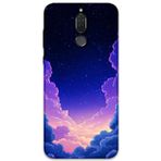 Gramaphone Huawei Mate 10 Lite Uyumlu Uzay Desenli Telefon Kılıfı + Ekran Koruyucu - 5867