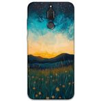 Gramaphone Huawei Mate 10 Lite Uyumlu Uzay Desenli Telefon Kılıfı + Ekran Koruyucu - 5871