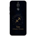 Gramaphone Huawei Mate 10 Lite Uyumlu Yay Burcu Desenli Telefon Kılıfı + Ekran Koruyucu - 5776