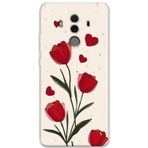Gramaphone Huawei Mate 10 Pro Uyumlu Çiçek Desenli Telefon Kılıfı + Ekran Koruyucu - 5789