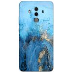 Gramaphone Huawei Mate 10 Pro Uyumlu Mermer Desenli Telefon Kılıfı + Ekran Koruyucu - 5812