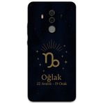 Gramaphone Huawei Mate 10 Pro Uyumlu Oğlak Burcu Desenli Telefon Kılıfı + Ekran Koruyucu - 5777