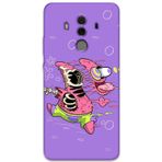 Gramaphone Huawei Mate 10 Pro Uyumlu Sünger Bob Desenli Telefon Kılıfı + Ekran Koruyucu - 5939