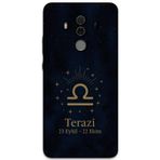 Gramaphone Huawei Mate 10 Pro Uyumlu Terazi Burcu Desenli Telefon Kılıfı + Ekran Koruyucu - 5774