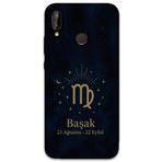 Gramaphone Huawei P Smart 2019 ile Uyumlu Başak Burcu Desenli Telefon Kılıfı + Ekran Koruyucu - 5773