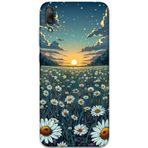 Gramaphone Huawei Y7 Prime 2019 Uyumlu Çiçek Desenli Telefon Kılıfı + Ekran Koruyucu - 5792