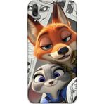 Gramaphone Huawei Y7 Prime 2019 Uyumlu Zootopia Desenli Telefon Kılıfı + Ekran Koruyucu - 5942