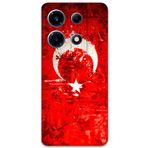 Gramaphone İnfinix Note 30 Vıp Uyumlu Türk Bayrağı Desenli Telefon Kılıfı + Ekran Koruyucu - 5847