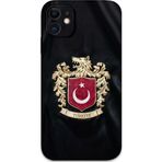 Gramaphone İphone 12 Uyumlu Türk Desenli Telefon Kılıfı + Ekran Koruyucu - 5855