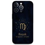 Gramaphone iPhone 13 Pro ile Uyumlu Başak Burcu Desenli Telefon Kılıfı + Ekran Koruyucu - 5773