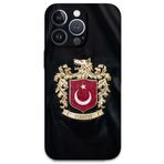 Gramaphone iPhone 13 Pro Max ile Uyumlu Türk Desenli Telefon Kılıfı + Ekran Koruyucu - 5855