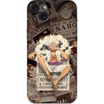 Gramaphone İphone 15 Plus Uyumlu Anime Desenli Telefon Kılıfı + Ekran Koruyucu - 5887