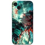 Gramaphone İphone 15 Plus Uyumlu Anime Desenli Telefon Kılıfı + Ekran Koruyucu - 5909