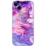 Gramaphone İphone 15 Plus Uyumlu Mermer Desenli Telefon Kılıfı + Ekran Koruyucu - 5813