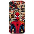 Gramaphone İphone 15 Plus Uyumlu Spiderman Desenli Telefon Kılıfı + Ekran Koruyucu - 5934